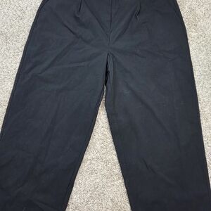 NWT Old Navy Plus Size 22 Black Extra High-Rise Wide‎ Leg Pants Sale